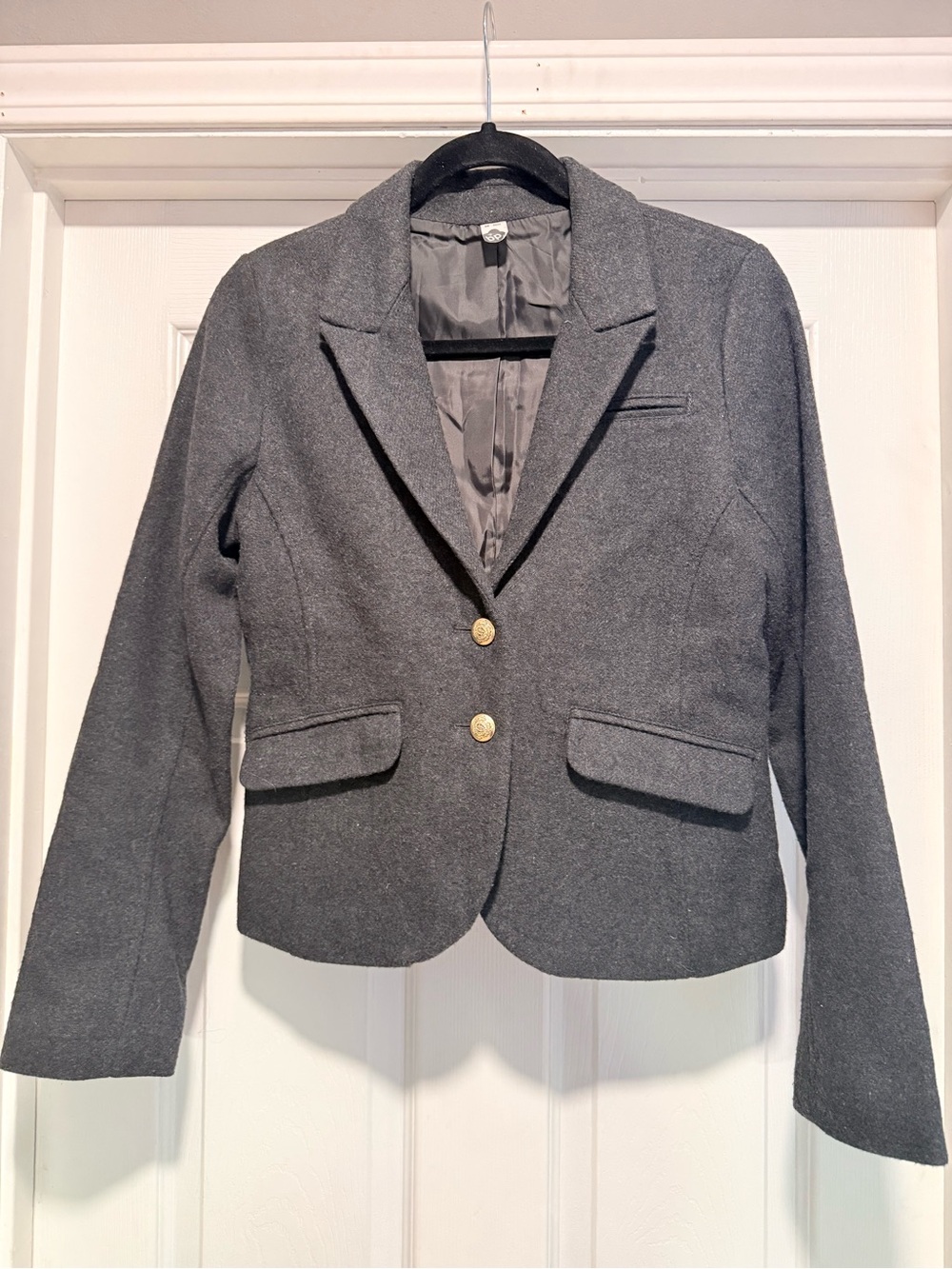 bp Charcoal Gray Two-Button Tailored Blazer